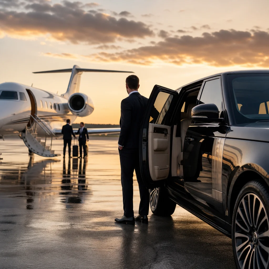 Seamless FBO Arrivals: How Our Range Rover Chauffeurs Coordinate Private Jet Landings 5
