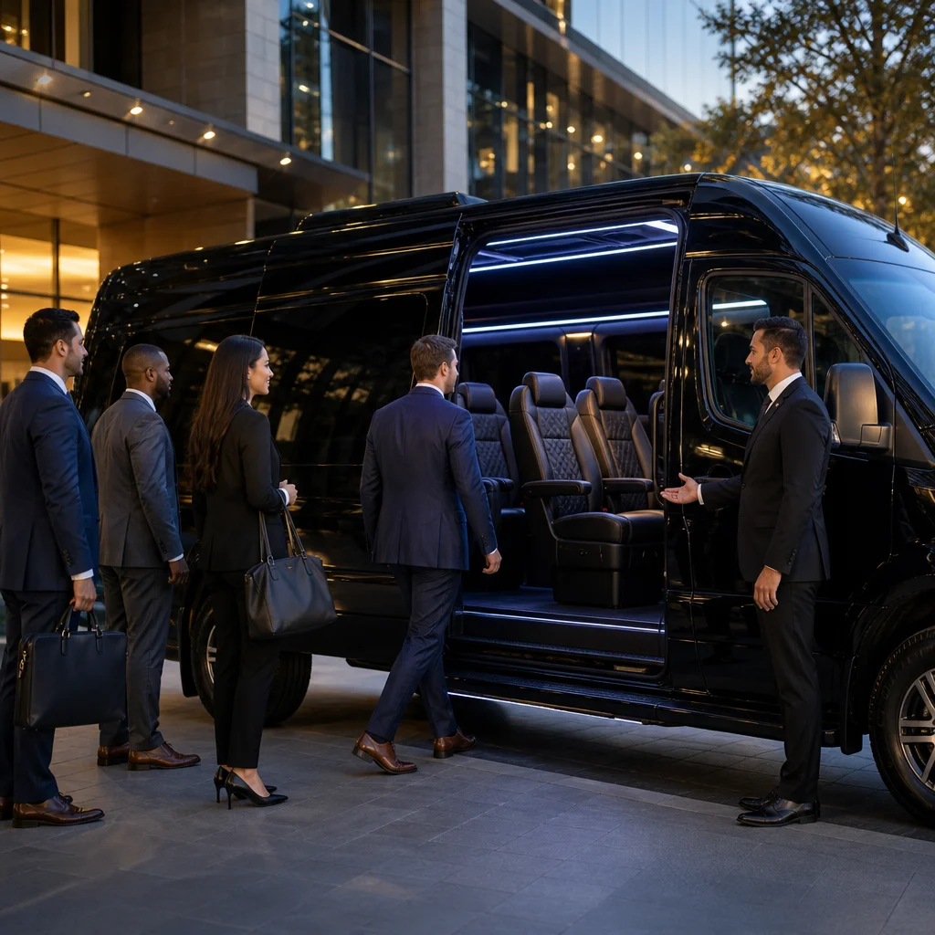 Executive Sprinter Van Rental DMV: Premium Fleet for Business Groups 4