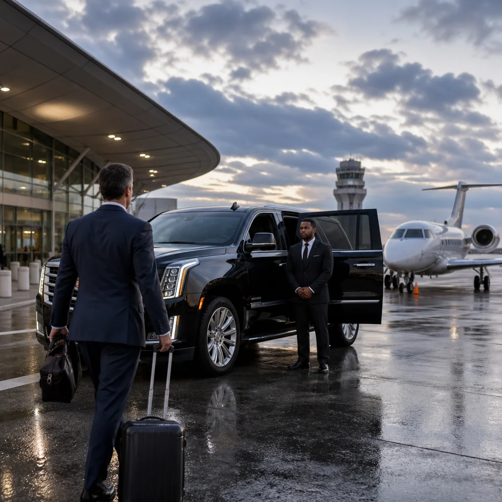 Premium Cadillac SUV Airport Pickups for DMV Executives 25