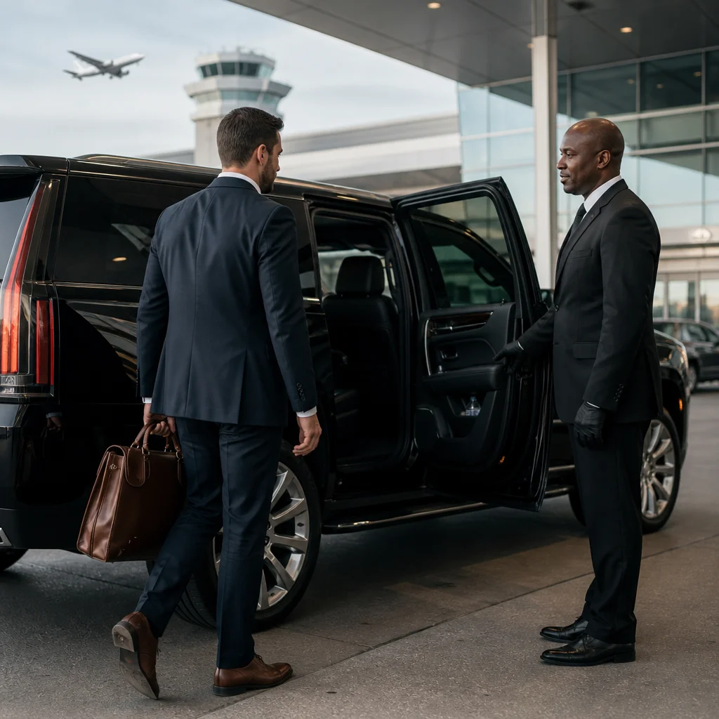 Premium Cadillac SUV Airport Pickups for DMV Executives 4